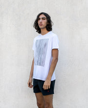 Sunno stripes print white T-shirt