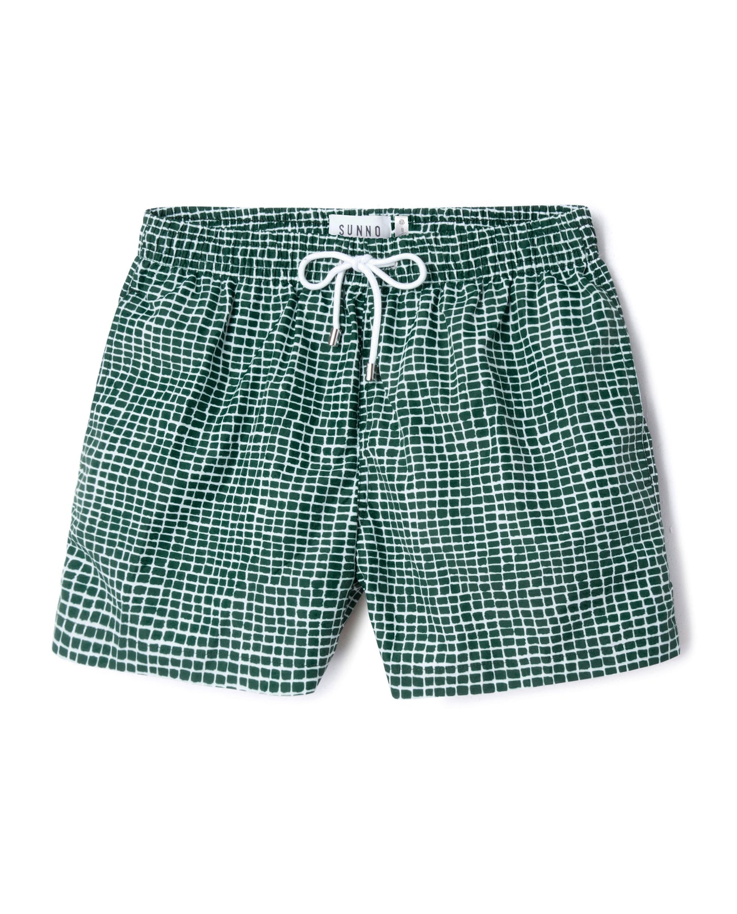 Printed Green Recycled Fabric Swim Short | Sunno by Bene Cape – SUNNO ...