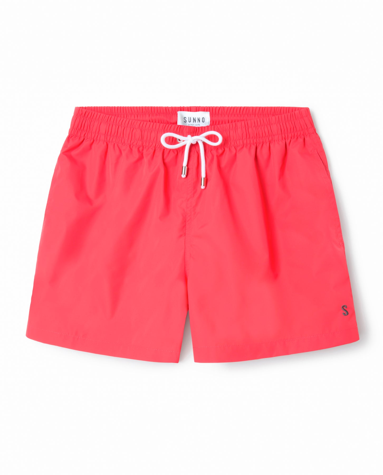 Mens Solid Nectarine Red Swim Short | Sunno by Bene Cape – SUNNO BY ...
